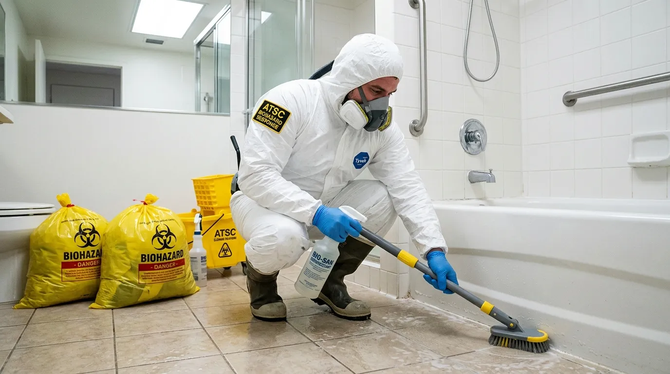 Decontamination equipment deployed for Blood Cleanup in Alum Rock